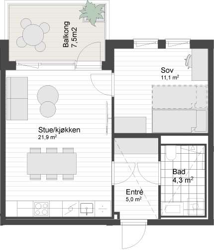 Plantegning 1